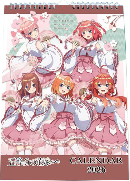 The Quintessential Quintuplets - 2026 Calendar (2 Types)