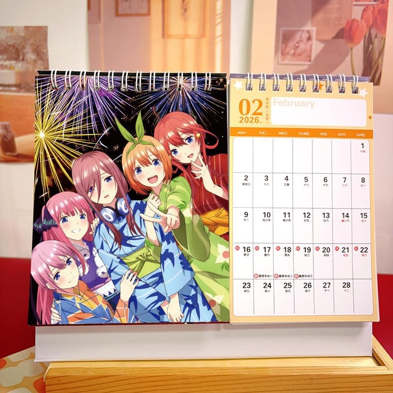 The Quintessential Quintuplets - 2026 Calendar (2 Types) – JumpIchiban