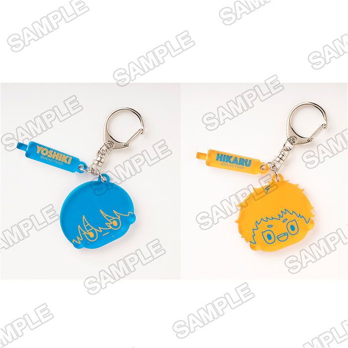 The Summer Hikaru Died Art Exhibition - Chibi Character Face Acrylic Keychain (2 Types) [Pre-Order Nov 2025]