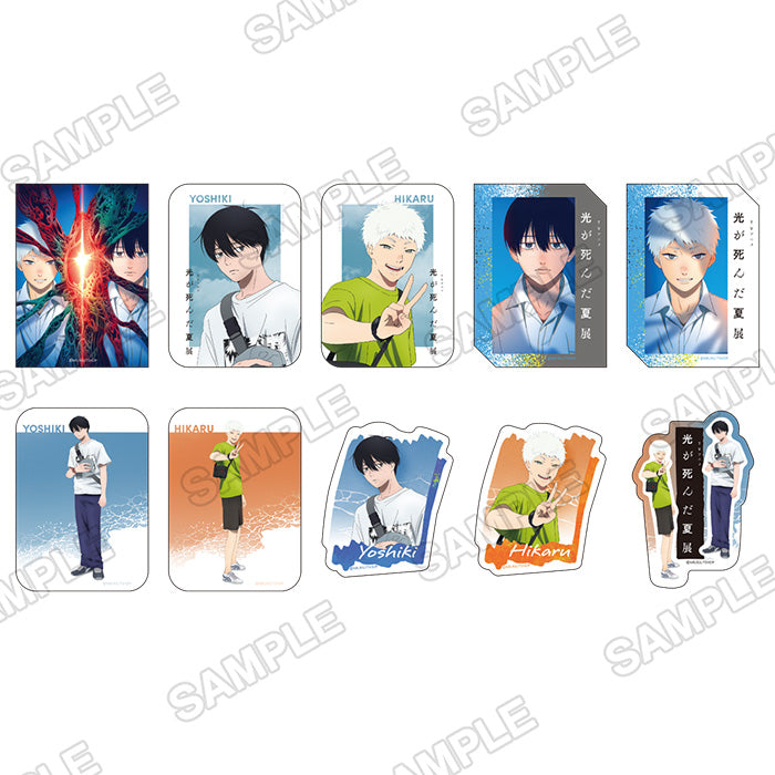 The Summer Hikaru Died Art Exhibition - Trading Hologram Clear Stickers (10 Types - Random) [Pre-Order Nov 2025]