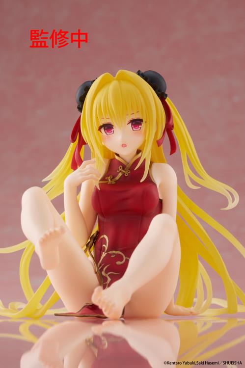 To Love Ru Darkness Desktop Cute Figure - Golden Darkness Chinese Dress Ver.
