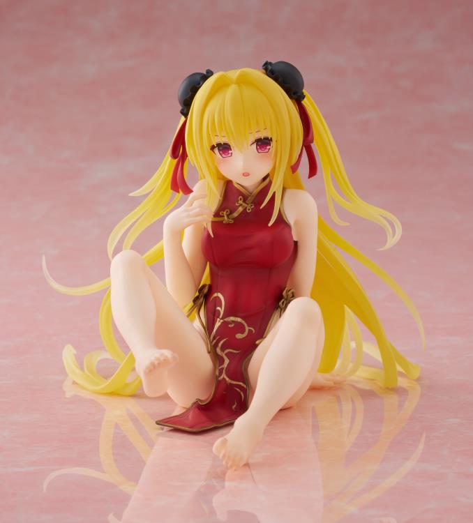 To Love Ru Darkness Desktop Cute Figure - Golden Darkness Chinese Dress Ver.