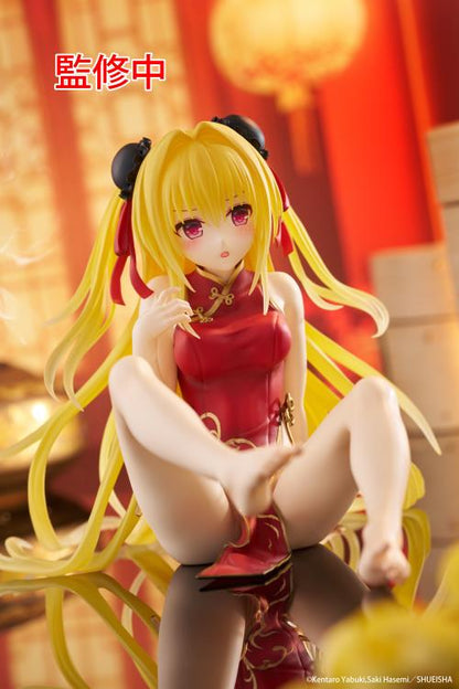 To Love Ru Darkness Desktop Cute Figure - Golden Darkness Chinese Dress Ver.