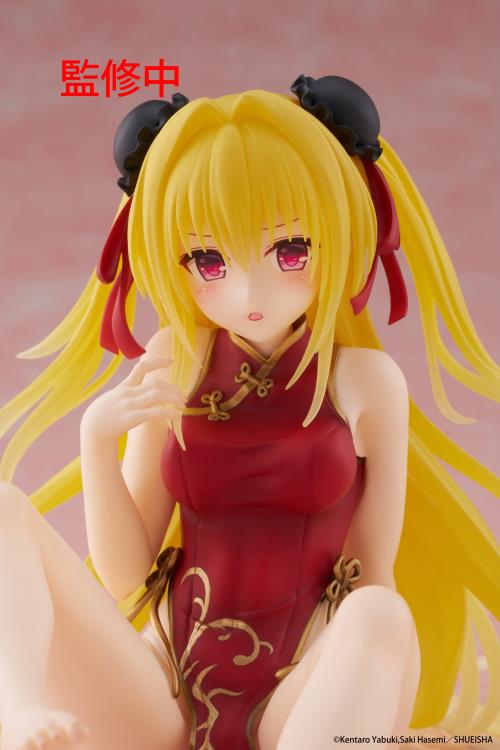 To Love Ru Darkness Desktop Cute Figure - Golden Darkness Chinese Dress Ver.