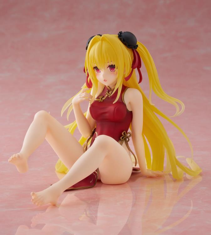 To Love Ru Darkness Desktop Cute Figure - Golden Darkness Chinese Dress Ver.