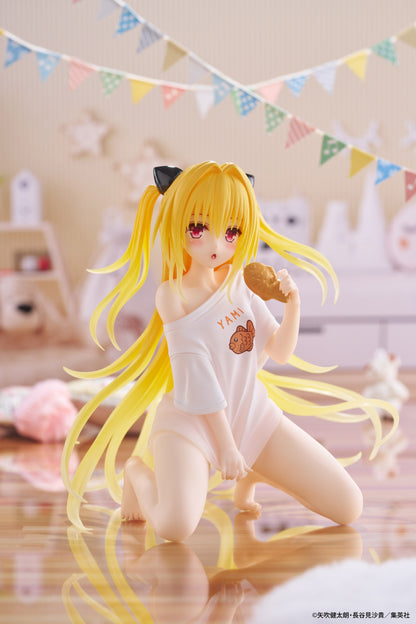 To Love Ru Darkness Desktop Cute Figure - Golden Darkness Loungewear Ver. [Release Nov 22, 2025]