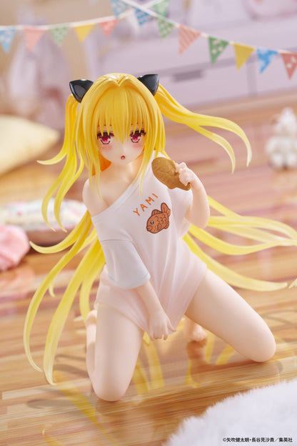 To Love Ru Darkness Desktop Cute Figure - Golden Darkness Loungewear Ver. [Release Nov 22, 2025]