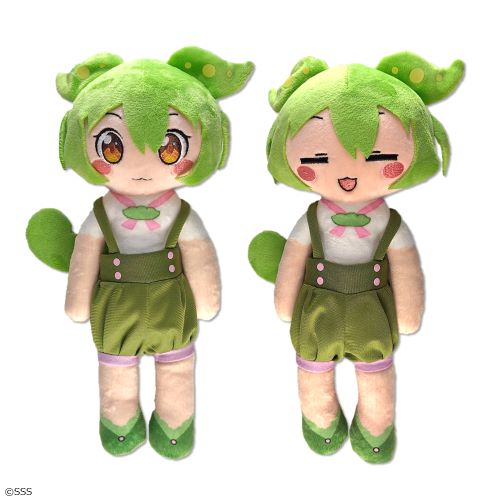 Tohoku Zunko Project - Zundamon Deformed Plush Toy (2 Types)