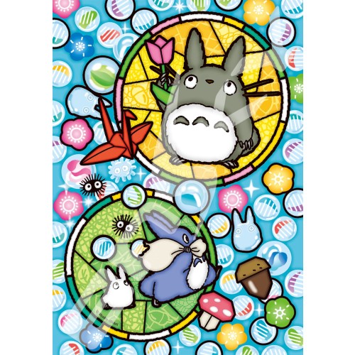 Studio Ghibli Art Crystal Jigsaw Puzzle 208 Pieces [Totoro Marbles] 208-AC55