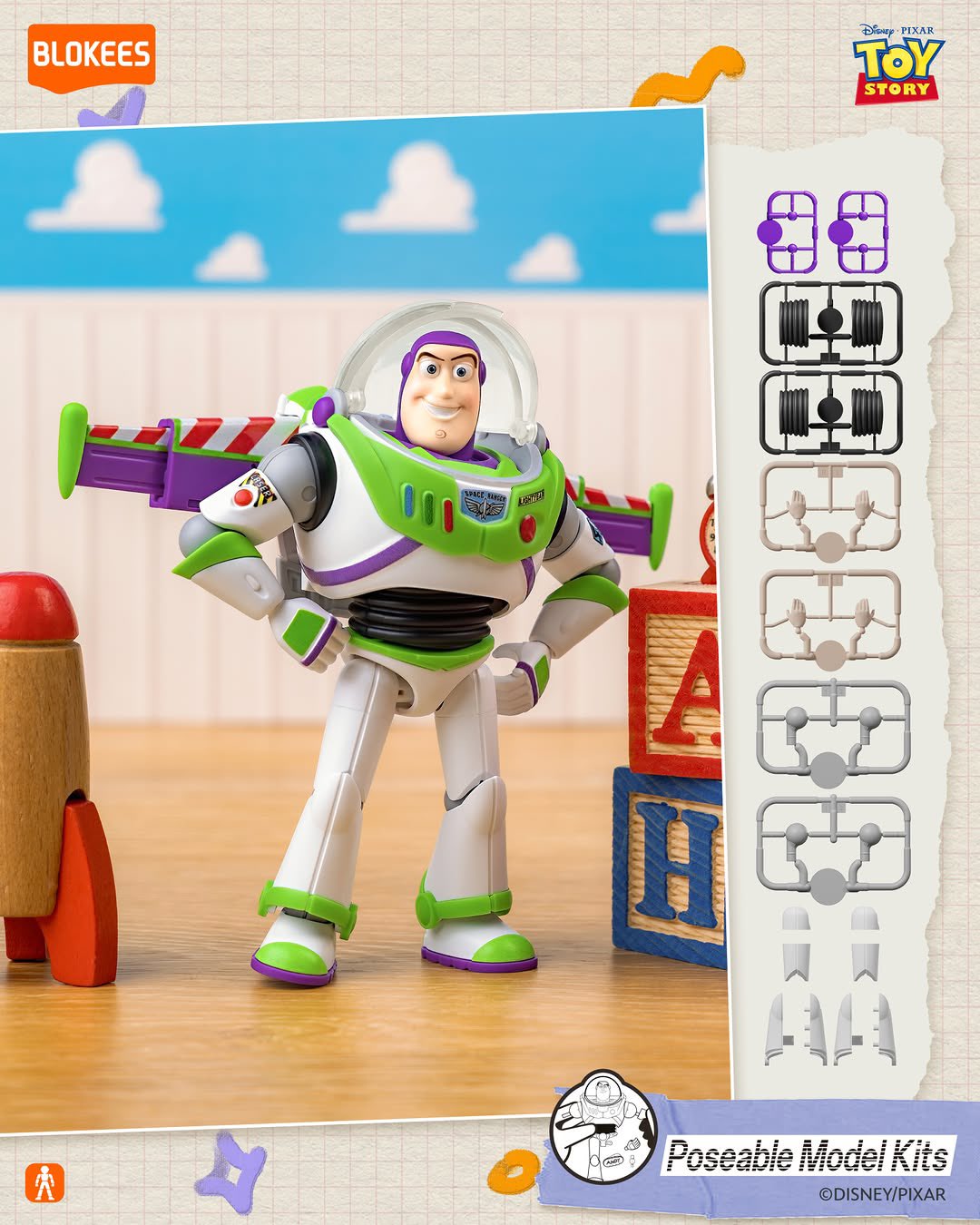 Toy Story Blokees - Elite Version EV01 Box of 6 Types [Pre-Order Jul 2026]