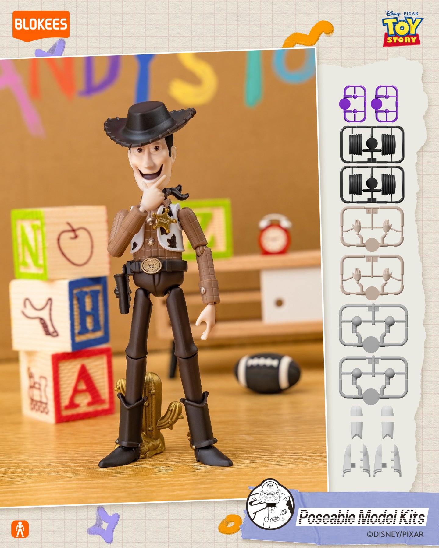 Toy Story Blokees - Elite Version EV01 Box of 6 Types [Pre-Order Jul 2026]