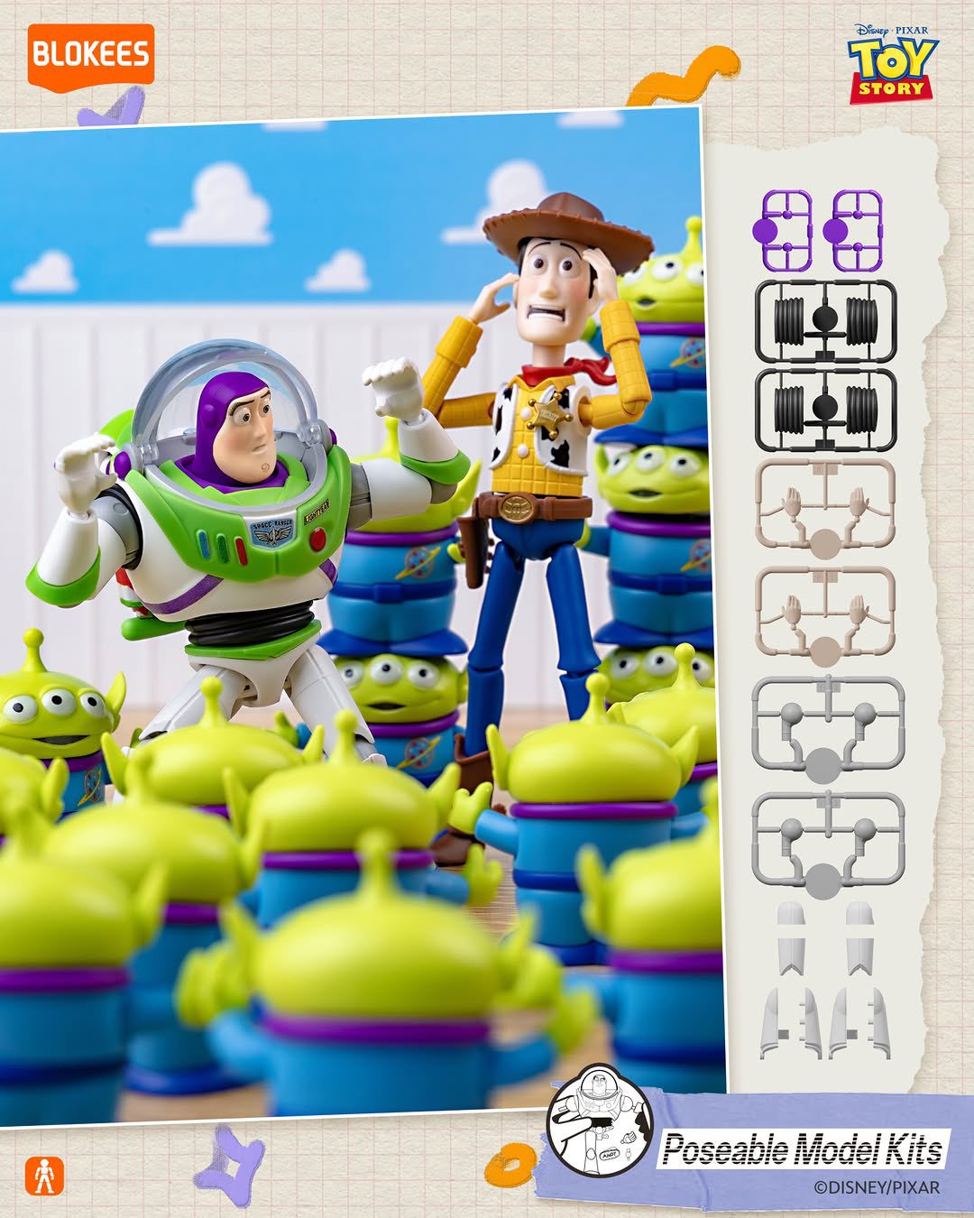 Toy Story Blokees - Elite Version EV01 Box of 6 Types [Pre-Order Jul 2026]