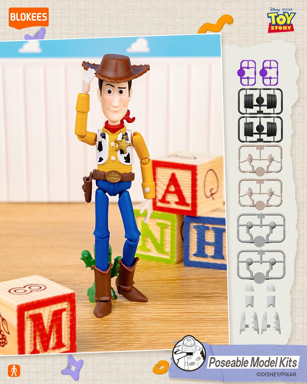 Toy Story Blokees - Elite Version EV01 Box of 6 Types [Pre-Order