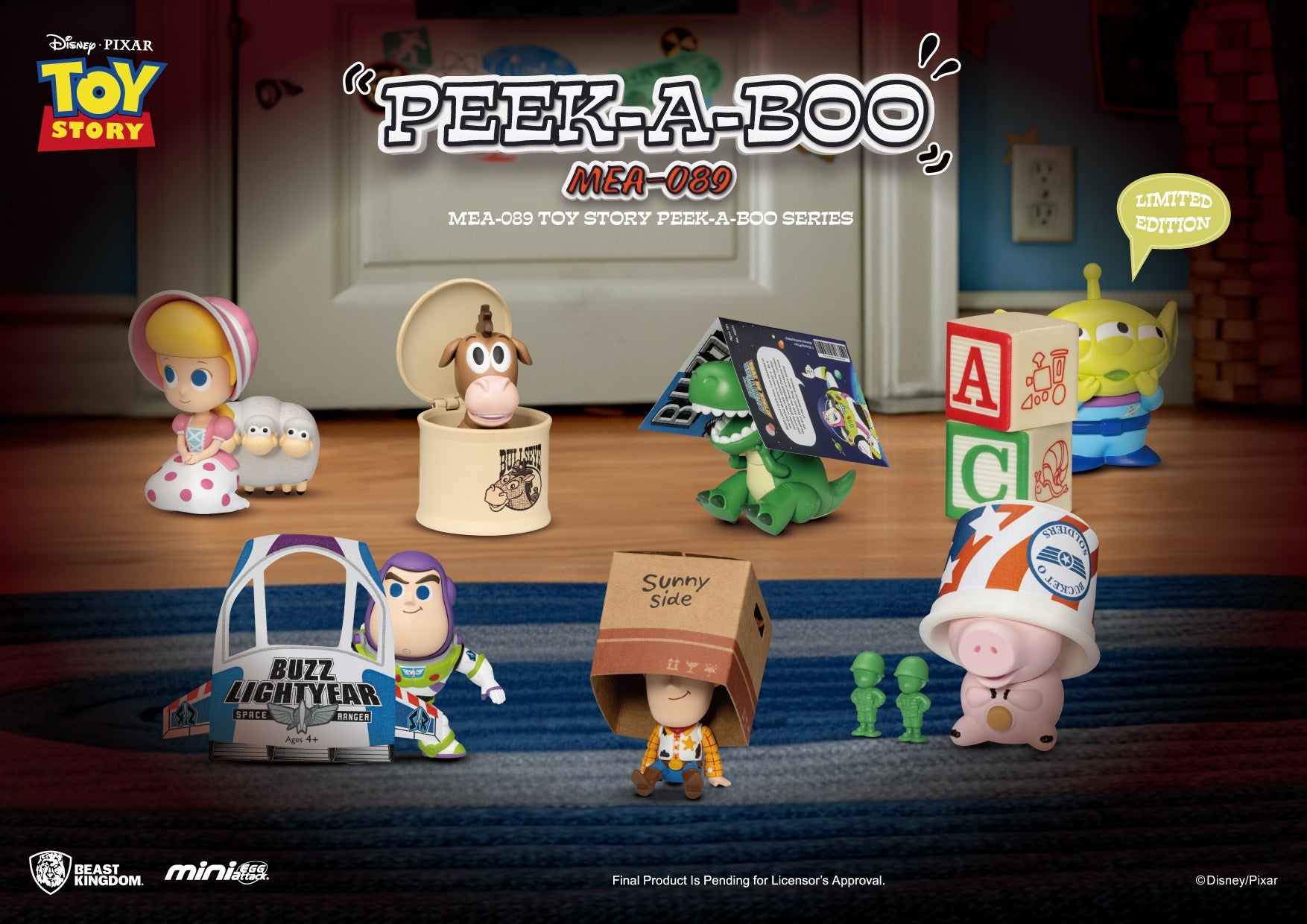 Toy Story Peek-A-Boo Series MEA-089 - Blind Box of 6 Figures [Pre