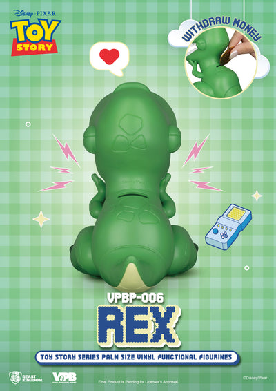 Toy Story Series - Rex Palm Sized Piggy Bank Figure [Pre-Order Jun 2026]