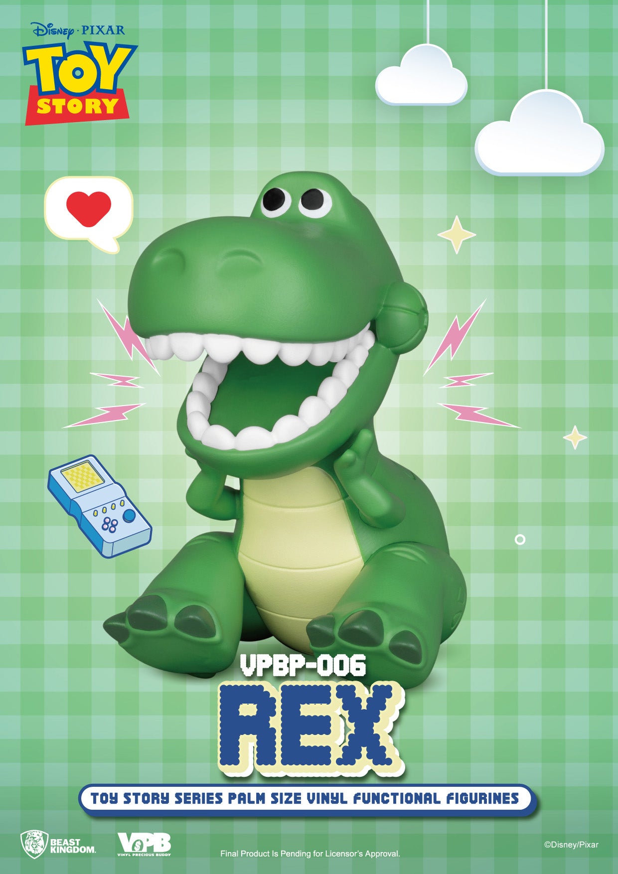 Toy Story Series - Rex Palm Sized Piggy Bank Figure [Pre-Order Jun 2026]
