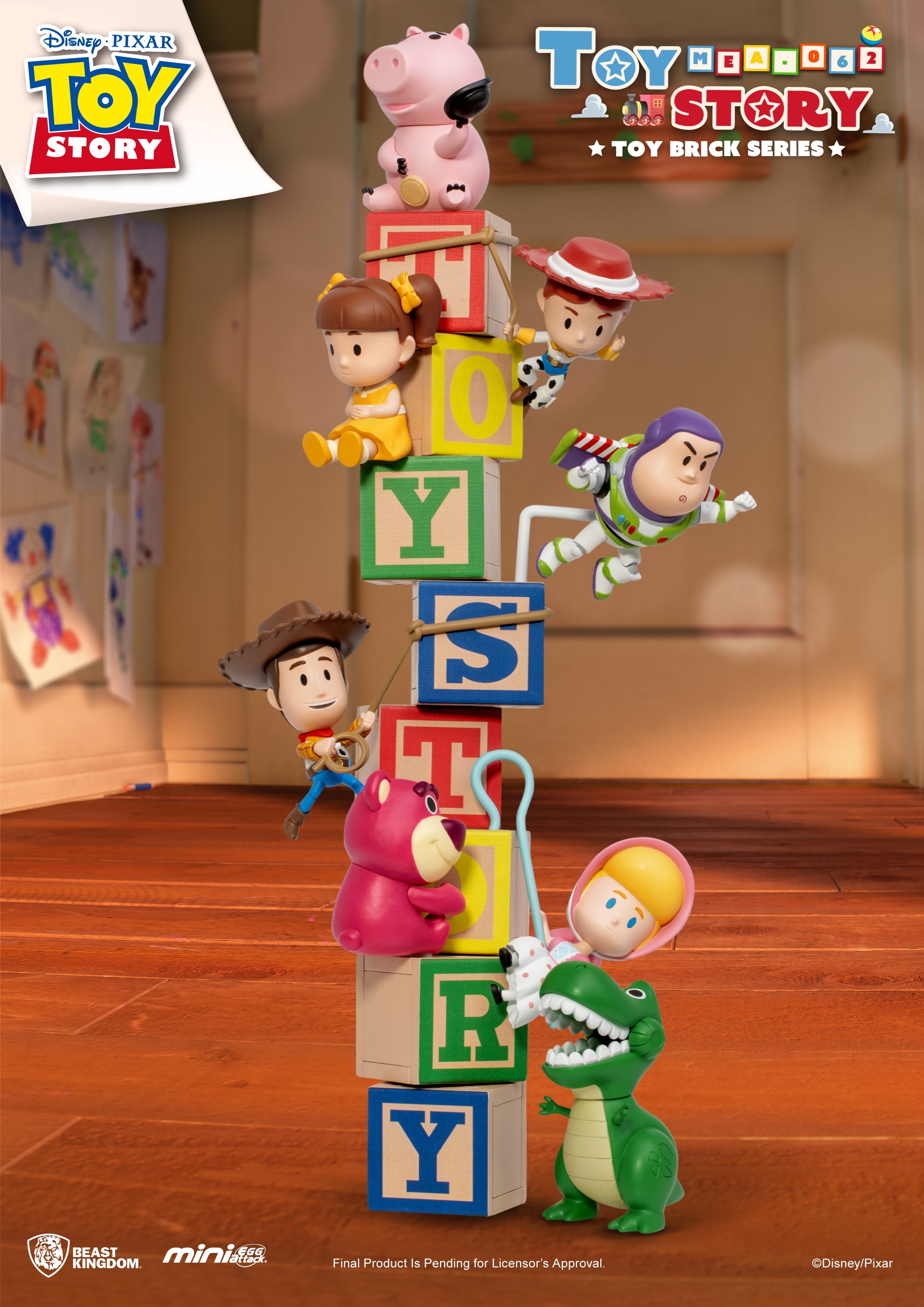 Toy Story Toy Brick Series MEA-062 - Blind Box of 8 Figures [Pre-Order Jun 2026]