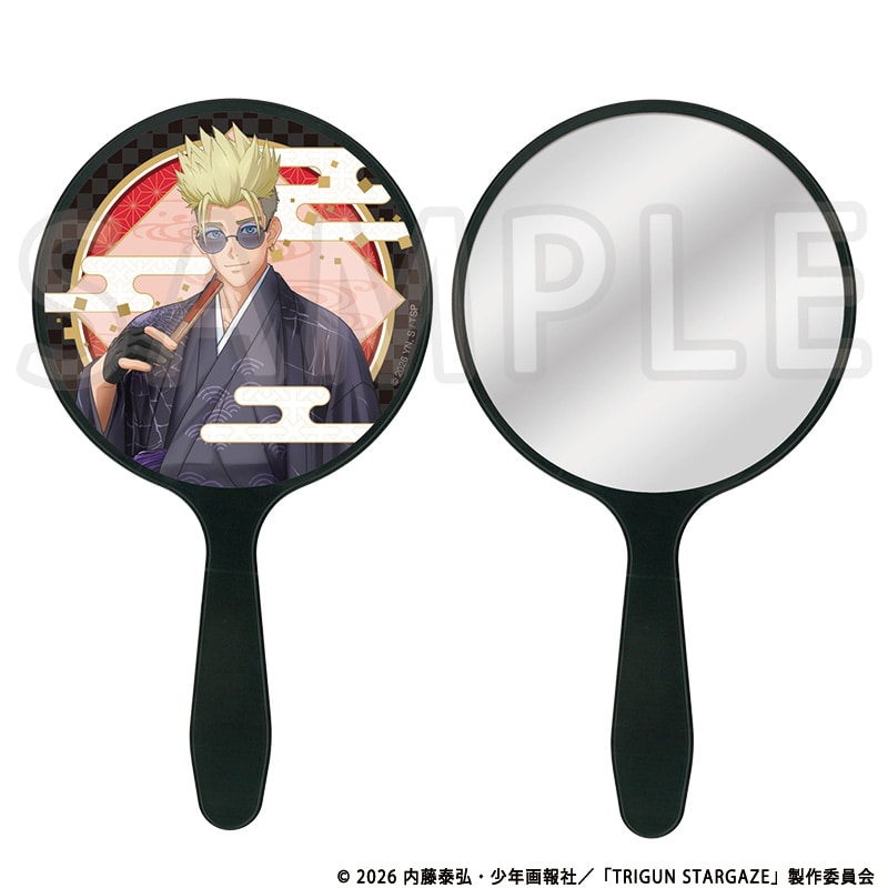Trigun Stargaze Toho Animation - Original Hand Mirror TAS 10th Anniversary Ver. (2 Types) [Pre- Order Feb 2026]