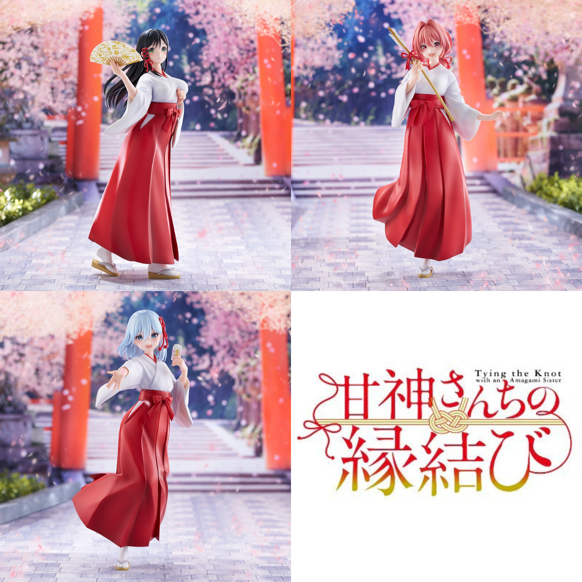 Tying the Knot with An Amagami Sister Matchmaking Trio-Try-iT - Yae, Yuna and Asahi Amagami Figure Complete Set of 3 Types