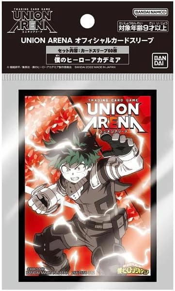 UNION ARENA TRADING CARD GAME - MY HERO ACADEMIA Official Card Sleeve