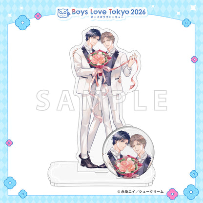 Unmei dakedo Aiirenai - Boys Love Tokyo 2026 Acrylic Stand & Can Badge Set [Pre-Order Late June 2026]