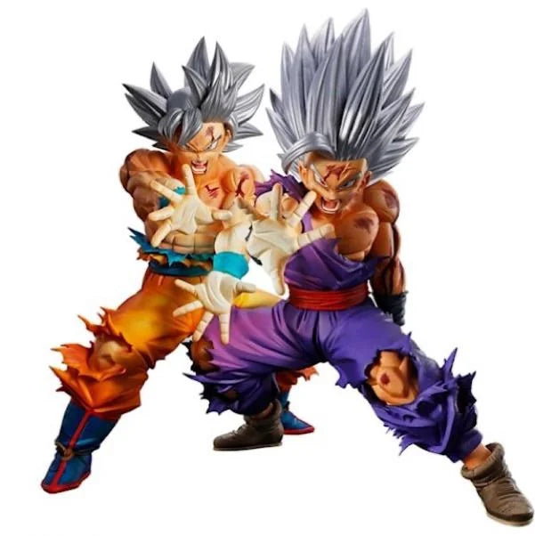 Dragon Ball Super 10th Anniversary Edition Son Goku Ultra Instinct & Son Gohan Beast MASTERLISE OUTSIDE Figure Set