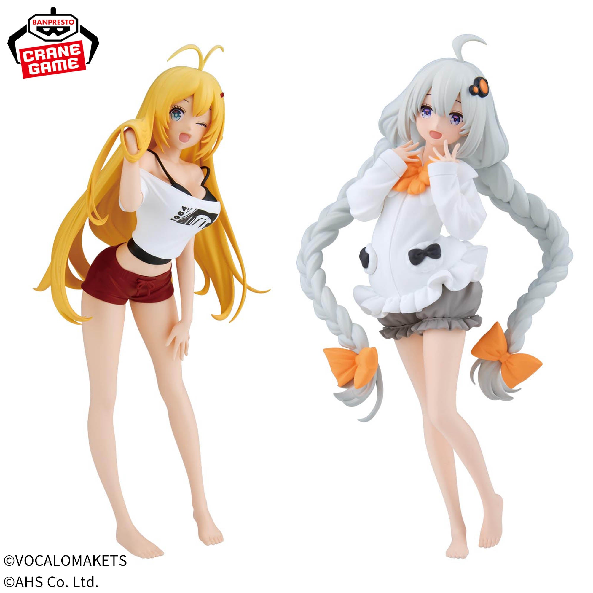 Voiceroid Figure - Tsurumaki Maki And Kizuna Akari Figure Roomwear