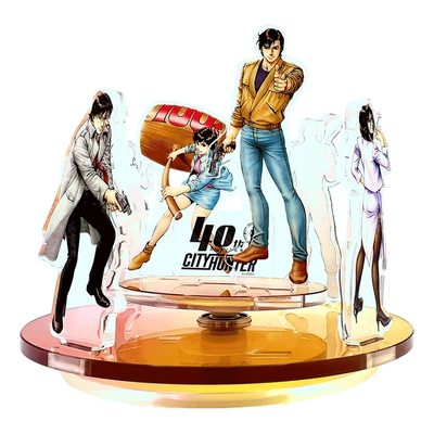 Forever City Hunter Exhibition - 40th Visual Rotating Acrylic Stand