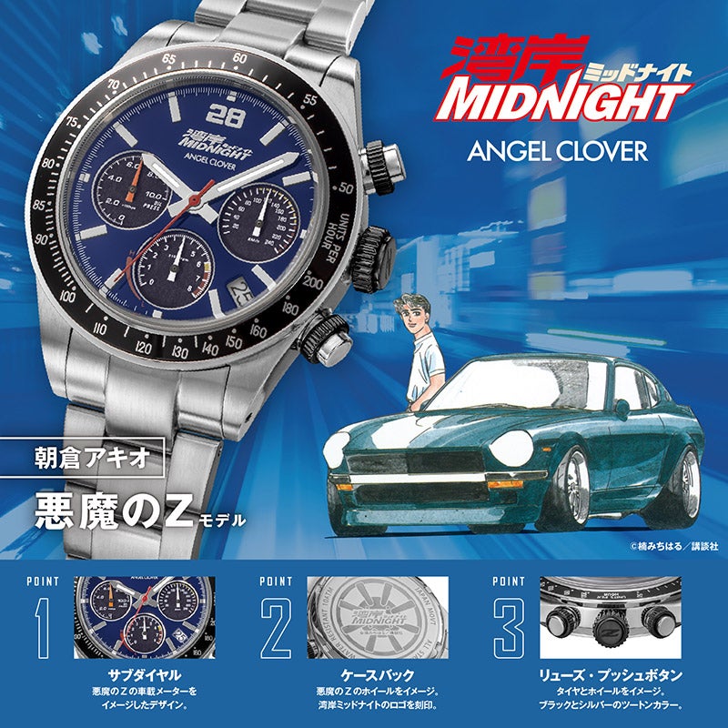 Wangan Midnight x Angel Clover Collaboration - Akio Asakura Devil Z WM40-Z Model