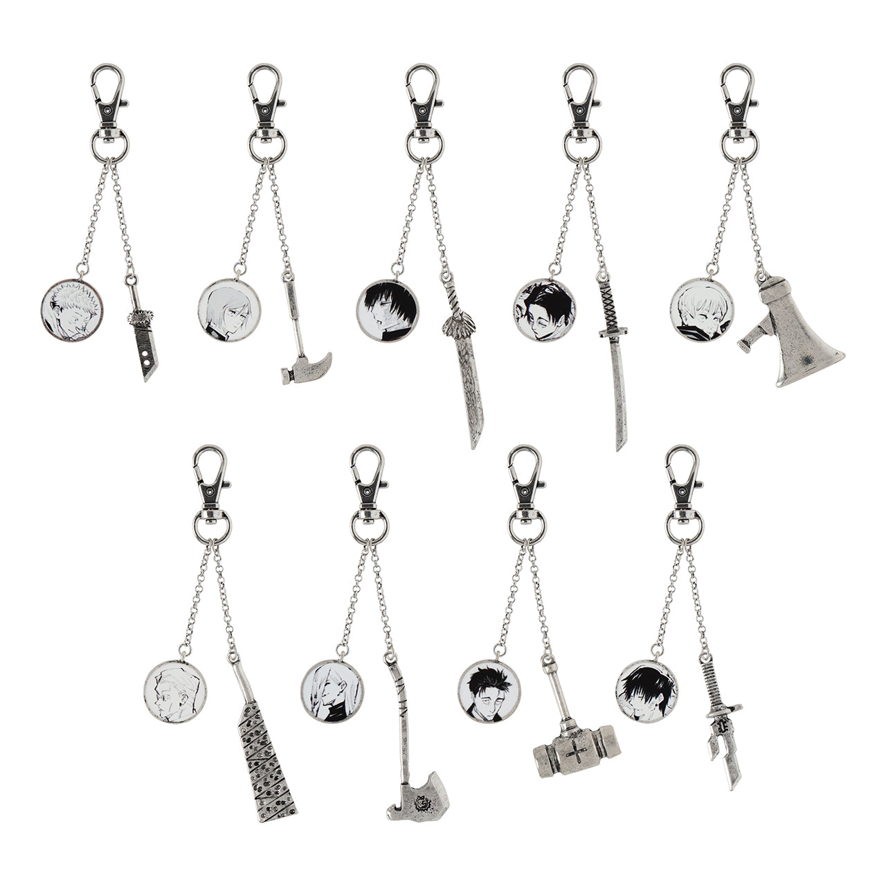Weapon charm collection (9 types in total/1 random type included) - Jujutsu Kaisen Exhibition