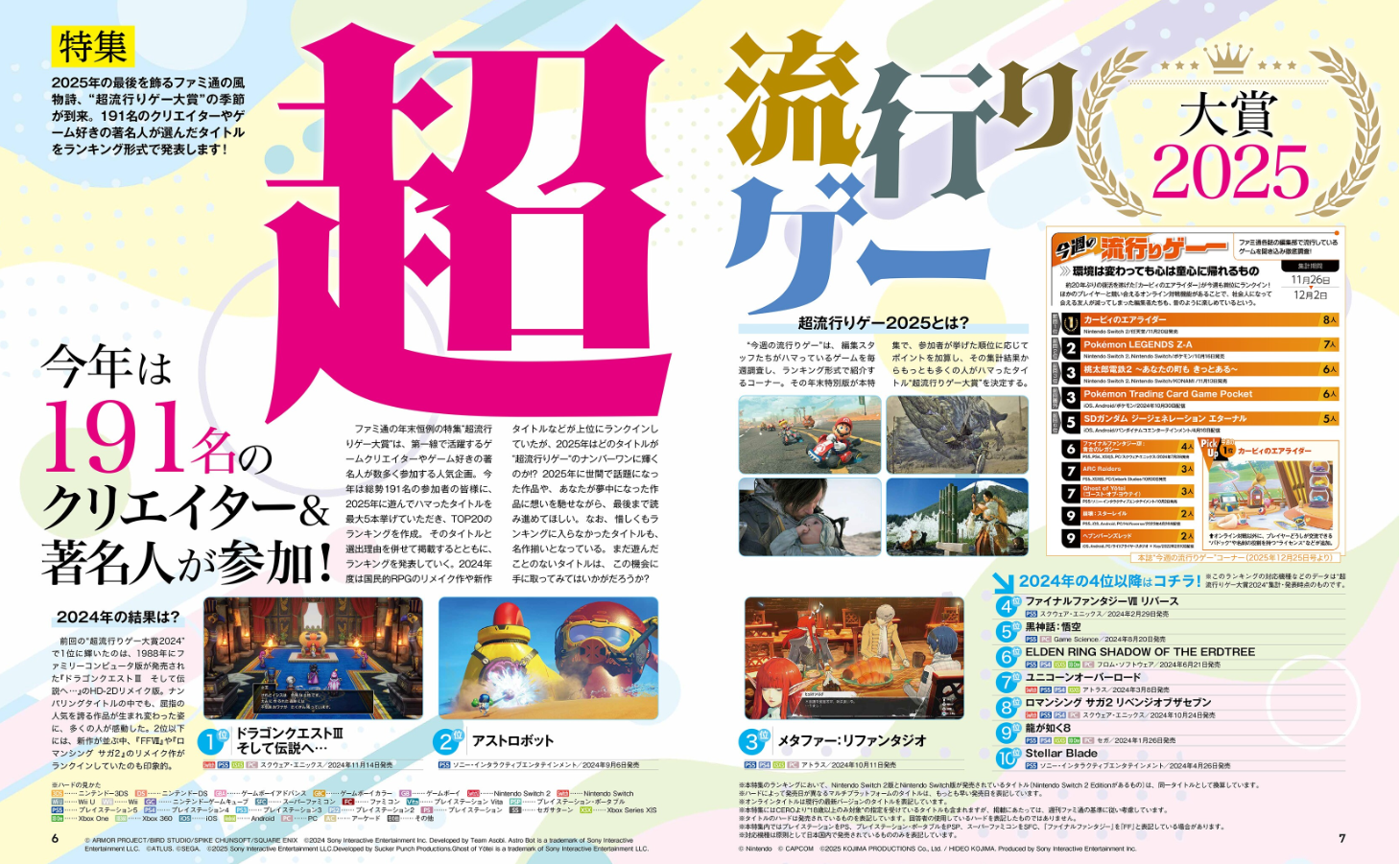 Weekly Famitsu No. 1929 - New Year Cover [Jan 8, 2026]