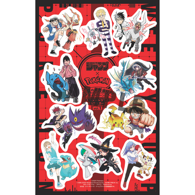 Weekly Shonen Jump 36 37 - 2025 One Piece + Jump Stickers Pokemon with One Piece Sakamoto Days Blue Box