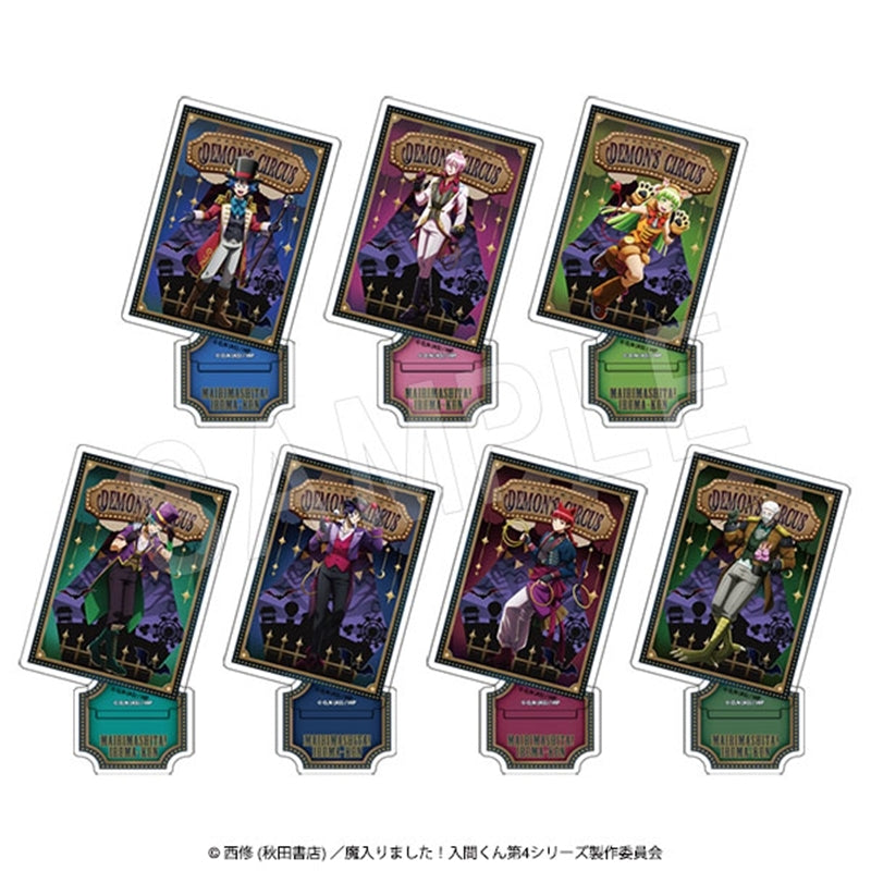 Welcome to Demon School! Iruma-kun - Glitter Acrylic Stand Demons' Circus Ver. Complete Set of 7 Types [Pre-Order Aug 2026]