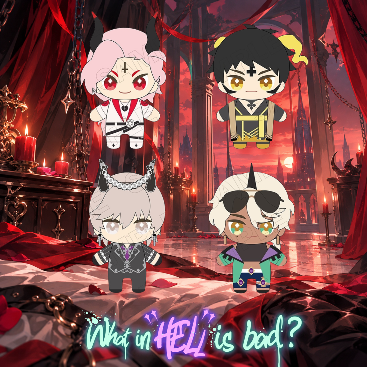 What in Hell is Bad? - ChocoTomo Plush Toys (4 Types) [Pre-Order Mar 2027]