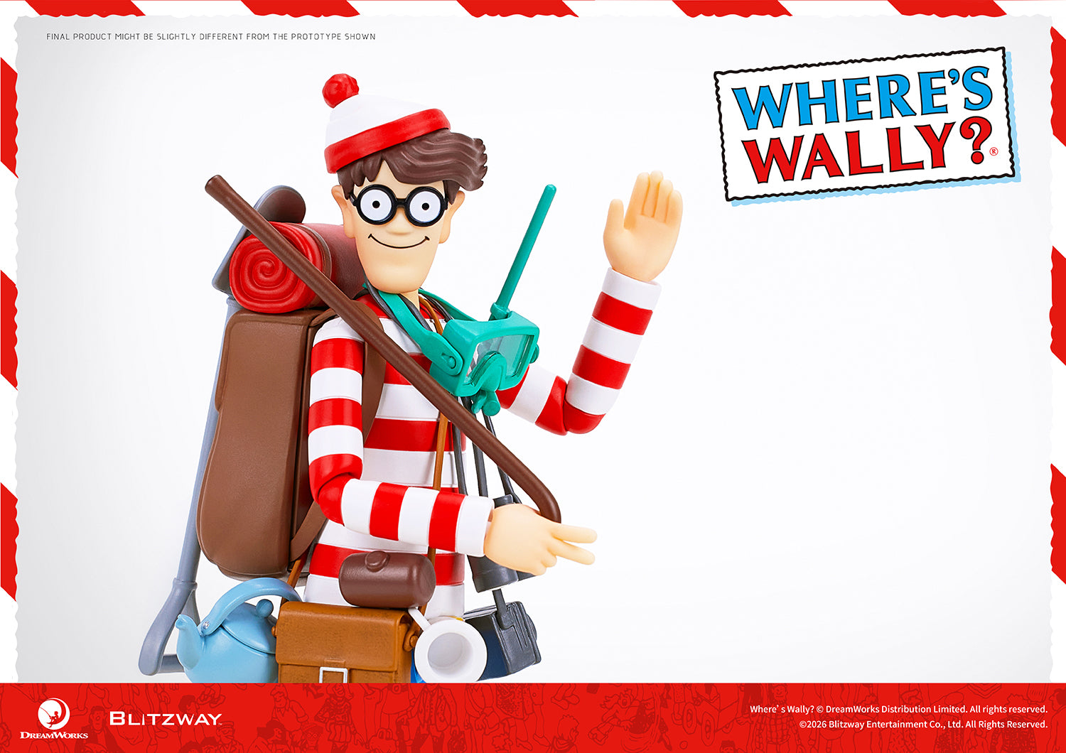 Where's Waldo? - Waldo Action Figure [Pre-Order May 2026]