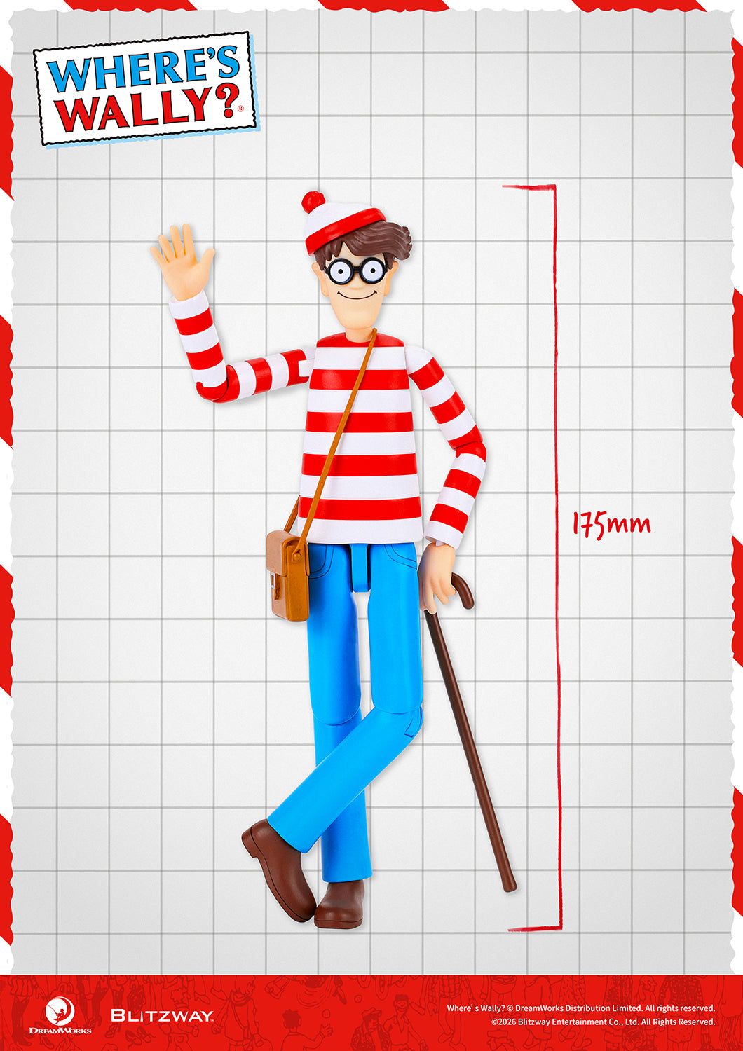 Where's Waldo? - Waldo Action Figure [Pre-Order May 2026