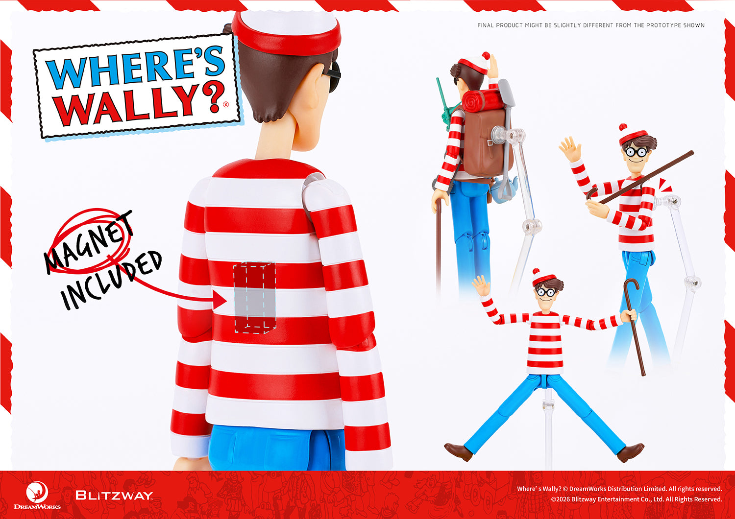 Where's Waldo? - Waldo Action Figure [Pre-Order May 2026]