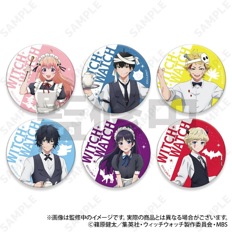 Witch watch - Can Badges Haunted Cafe Ver. Complete Set of 6 Types [Pre-order Feb 2026]