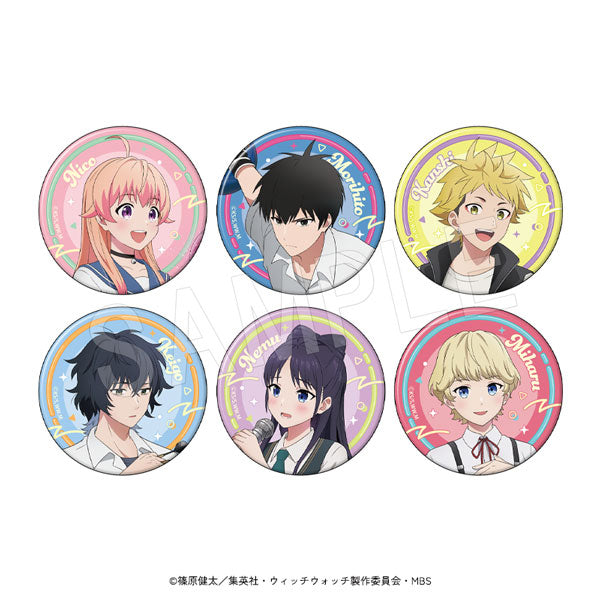 Witch watch - Can Badges Round One Collab Ver. Complete Set of 6 Types [Pre-order Mar 2026]