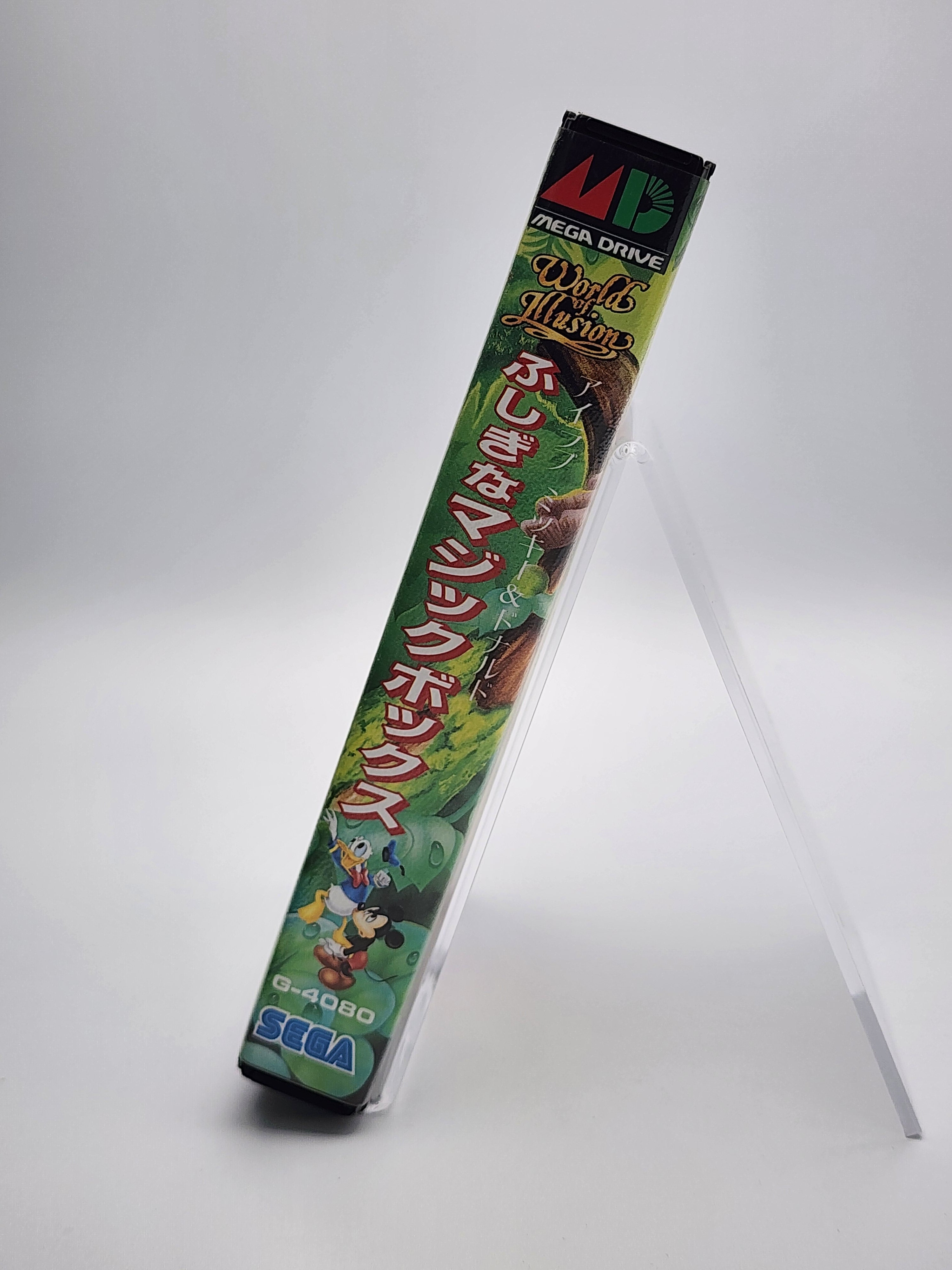 [USED JAPAN] World Of Illusion I love Mickey & Donald Fushigi na Magic Box Megadrive