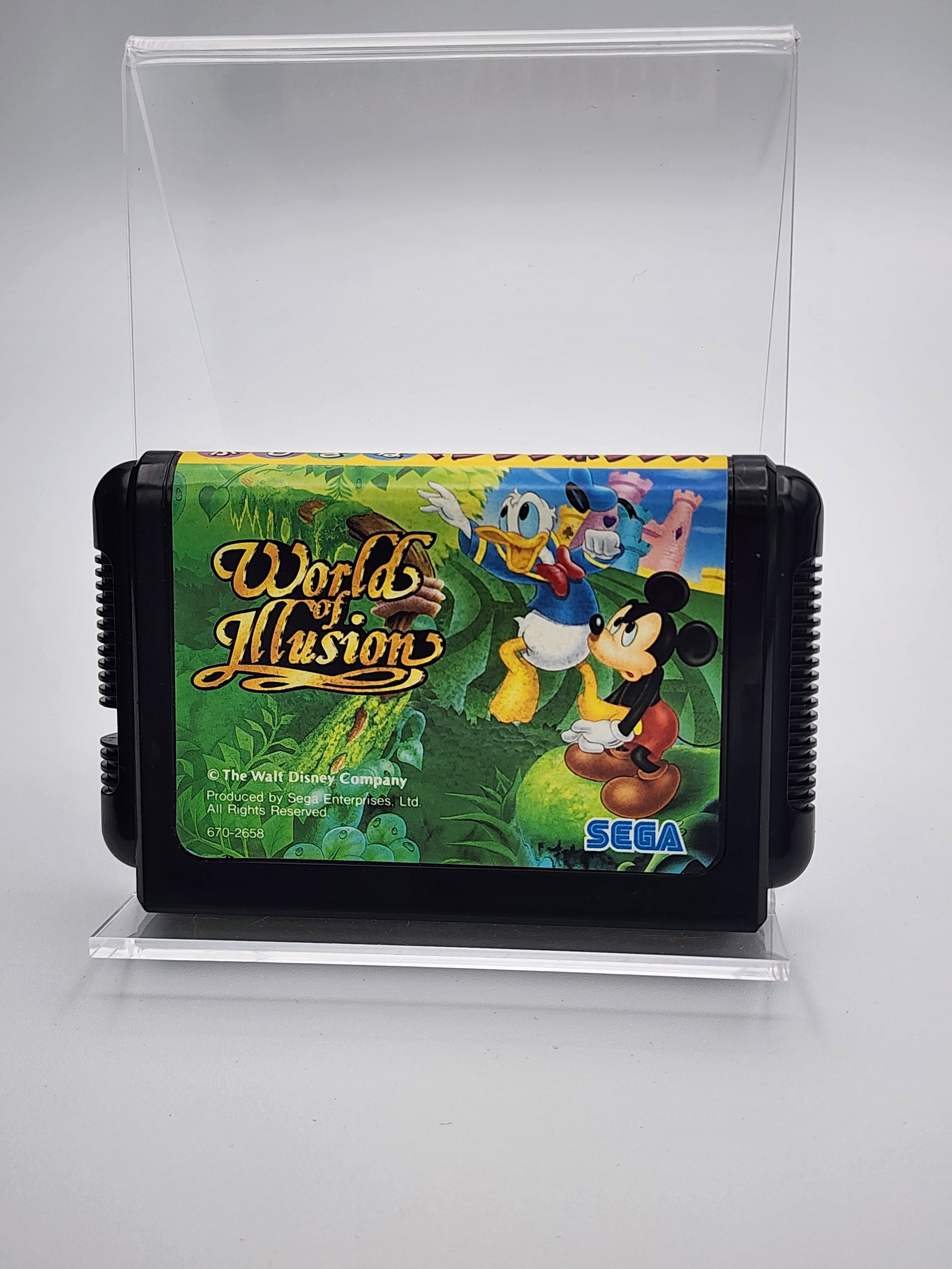 [USED JAPAN] World Of Illusion I love Mickey & Donald Fushigi na Magic Box Megadrive