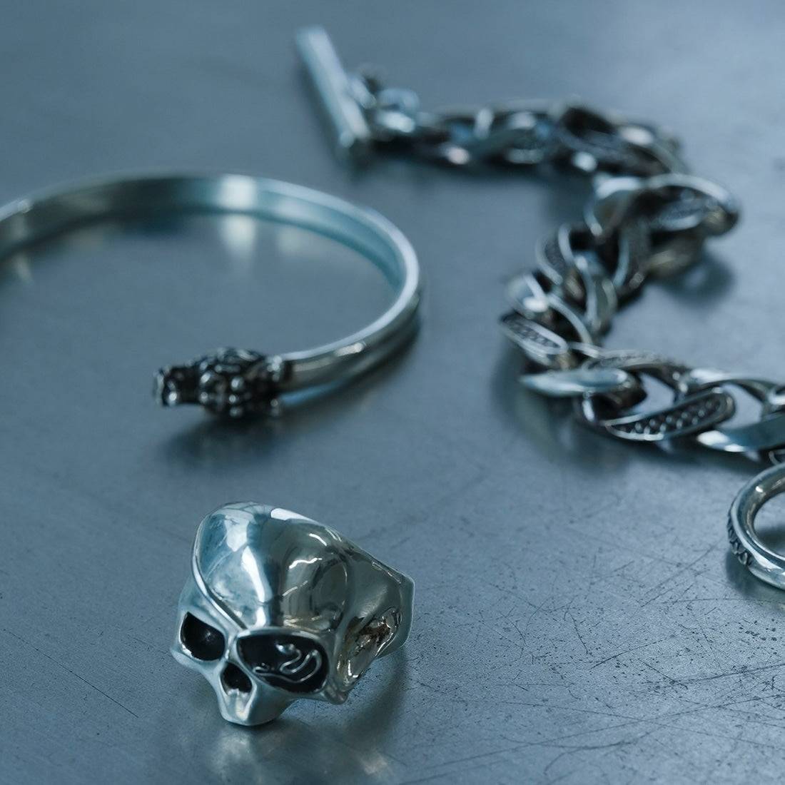 Yakuza: Like a Dragon x OX Jewelry - Limited Silver Skull Ring Goro Majima (2 Types) [Pre-Order Jul 2026]