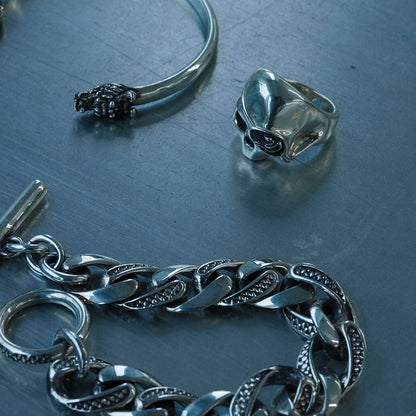 Yakuza: Like a Dragon x OX Jewelry - Limited Silver Skull Ring Goro Majima (2 Types) [Pre-Order Jul 2026]