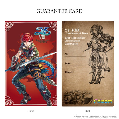 Ys VIII: Lacrimosa of Dana 10th Anniversary Chronograph Watch - Adol Model