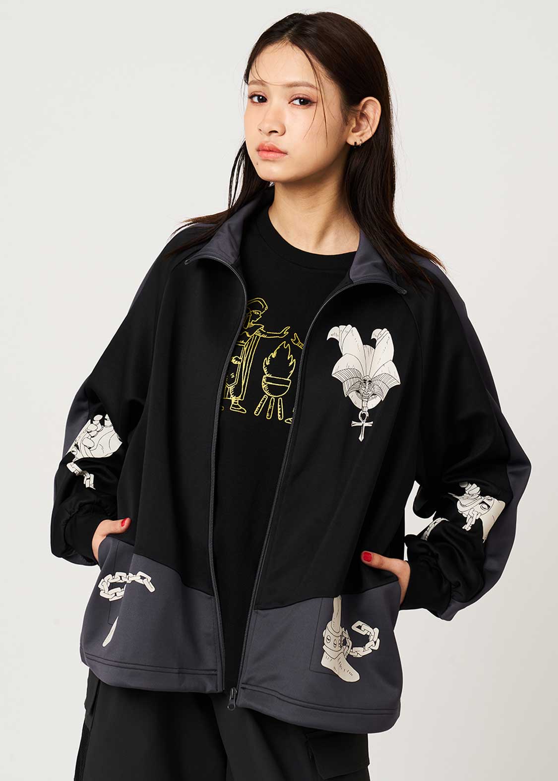 Yu-Gi-Oh! X Graniph Fashion Collection - Exodia The Forbidden One Switch Track Jacket [Release Mar 24 2026]