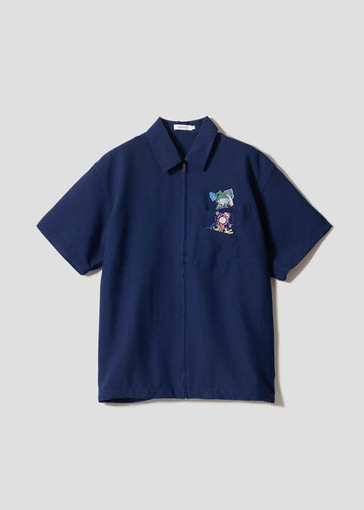 Yu-Gi-Oh! X Graniph Fashion Collection - Joeys Strategy  Zip Short Sleeve Shirt [Release Mar 24 2026]