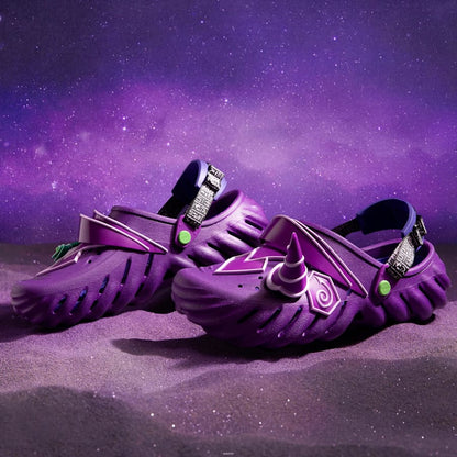 Yu-Gi-Oh! × Crocs Collection - Black Magician Echo Crocs + Yu-Gi-Oh! Official Card Game Duel Monsters Crocodile Bonus Card