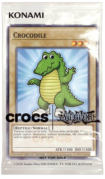 Yu-Gi-Oh! × Crocs Collection - Yami Yugi Classic Crocs + Yu-Gi-Oh! Official Card Game Duel Monsters Crocodile Bonus Card