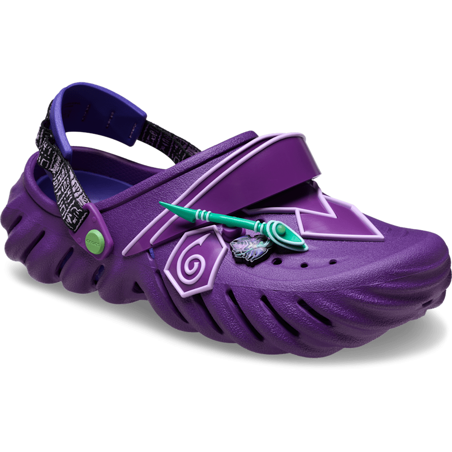 Yu-Gi-Oh! × Crocs Collection - Black Magician Echo Crocs + Yu-Gi-Oh! Official Card Game Duel Monsters Crocodile Bonus Card