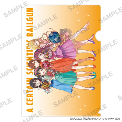 A Certain Scientific Railgun Conclusion Commemorative A4 Clear File Set of 4 (2 Types) - Set A official image 5